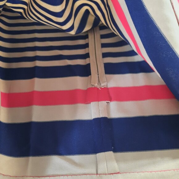 Vtg 60s fitted zipper back top - Leslie Pennington brand - Picture 8 of 9